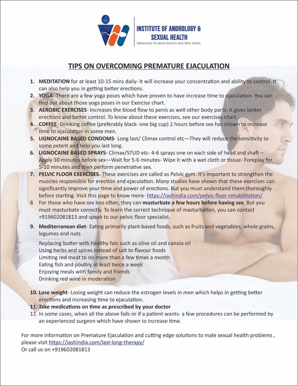 Tips On Overcoming Premature Ejaculation
