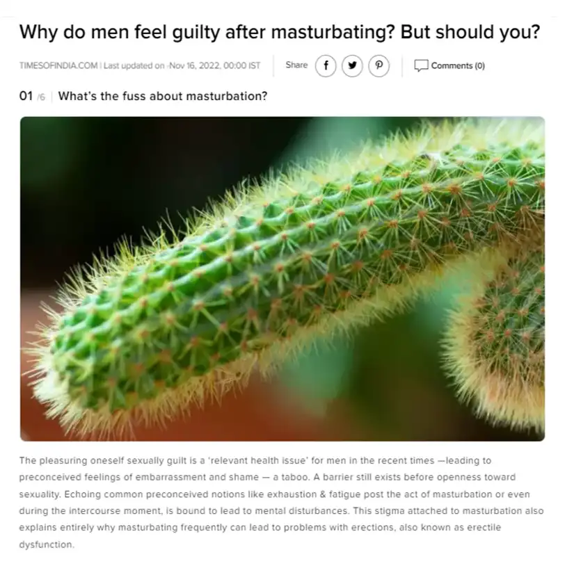 Why do men feel guilty after masturbating? But should you?