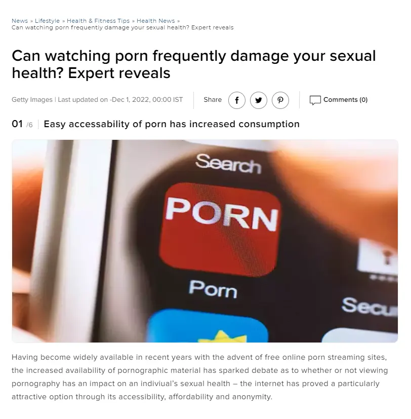 Can watching porn frequently damage your sexual health? Expert reveals