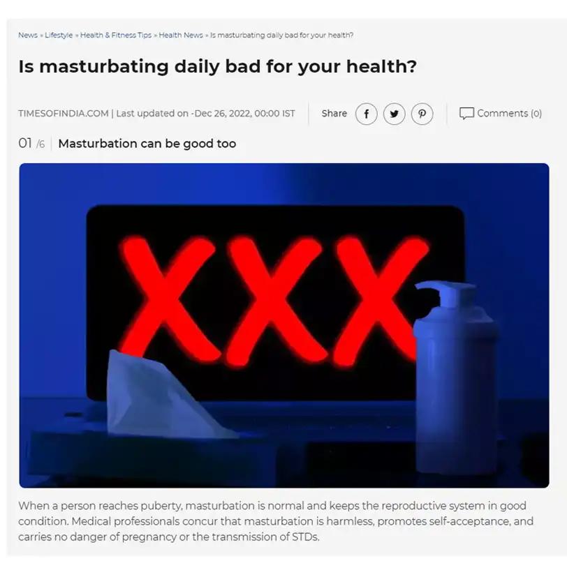 Is masturbating daily bad for your health?